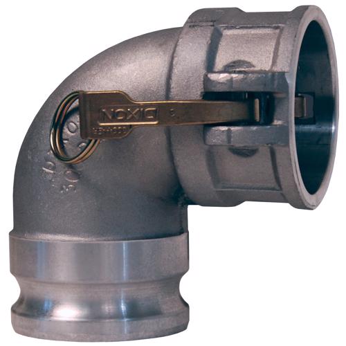 200DA-90AL Cam & Groove 90° Adapter x Coupler Elbow 200DA-90AL Aluminum Type DA 90° Elbows